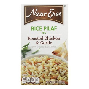 Near East - Rice Pilaf Mix - Chicken and Garlic - Case of 12 - 6.3 oz - 1 of 2