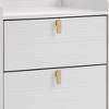 Acme Furniture 22" Zeena Nightstand White Finish: 26" High, Square, Wood Composite, No Assembly Required - 3 of 4