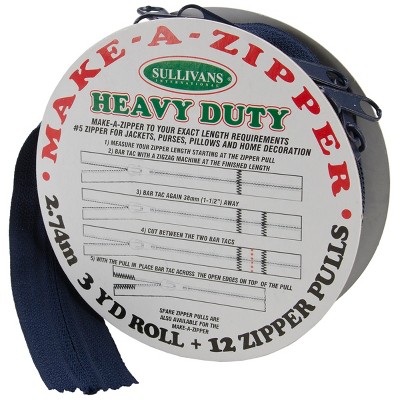 Sullivans Make-A-Zipper Kit Heavy-Duty 3yd