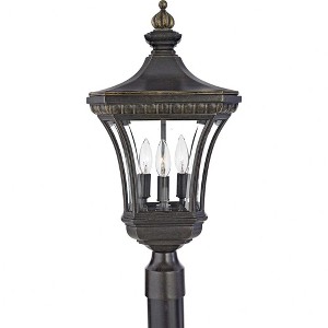 Quoizel Lighting Devon 3 - Light Post Light in  Imperial Bronze - 1 of 3