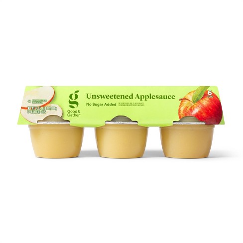 Unsweetened Applesauce Cups - 6ct - Good & Gather™ - image 1 of 3