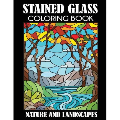 Stained Glass Coloring Book - by  Creative Coloring (Paperback)