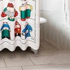 Carnation Home Fashions "Bottoms" Up Fabric Shower Curtain - 70x72", Multi - 3 of 4