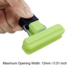 Unique Bargains Plastic Stainless Steel Storage Clips for Food Bag Sealing Paper File Photo 3 Pcs - 4 of 4