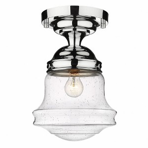 Z-Lite Vaughn 1 - Light Flush Mount in  Chrome - 1 of 4
