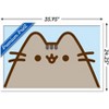 Trends International Pusheen - Blue Surprise Framed Wall Poster Prints - 3 of 4