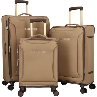 ROBERTO CAVALLI Luxury 3 Piece Luggage Set, Expandable Hard Shell Suitcases with 8 Spinner Wheels, TSA Lock Large Suitcase Set for Men and Woman