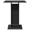 vidaXL - Stylish Square Bistro Table/Dining Table in Black, Durable Engineered Wood Construction, Easy Assembly, 23.6"x23.6"x29.5" - 4 of 4