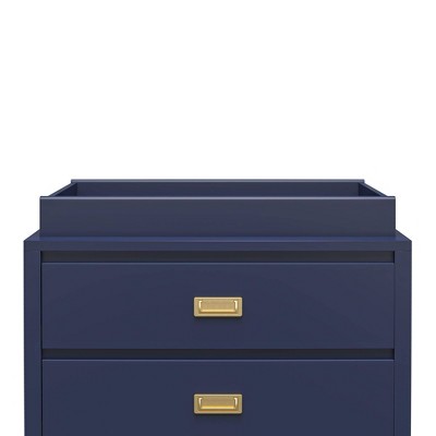 Image of Little Seeds Monarch Hill Haven Changing Table Topper - Navy