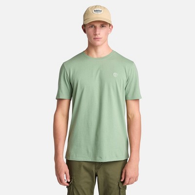 Timberland Men's Oyster River US Chest Logo Short Sleeve T-Shirt