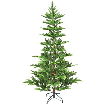 NAYSAYE Christmas Tree Stands 4ft Tree with Realistic Branches for Christmas Easy Holiday Setup, Green, 27"*48"*7.7"