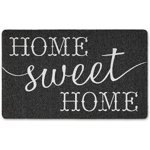 J&V TEXTILES "Home Sweet Home" Outdoor Rubber Doormat 18" x 30" - 1 of 3
