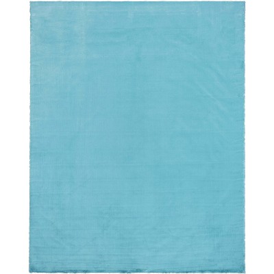 Well Woven Faux Fur Shag Super Soft Mat 5'2