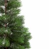 Northlight 3' Snowy Pine Artificial Christmas Tree in Wooden Pot - Unlit - 3 of 4