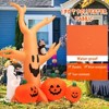 Tangkula 8FT Halloween Inflatable Decoration, Blow Up Dead Tree w/ Waterproof Air Blower Built-in LED Lights Holiday Decor w/ Ghost Owl Pumpkin - 3 of 4