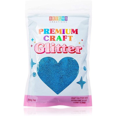 Bright Creations Blue Powder Glitter for Resin, Nail Art, Art and Crafts Supplies (7 oz)