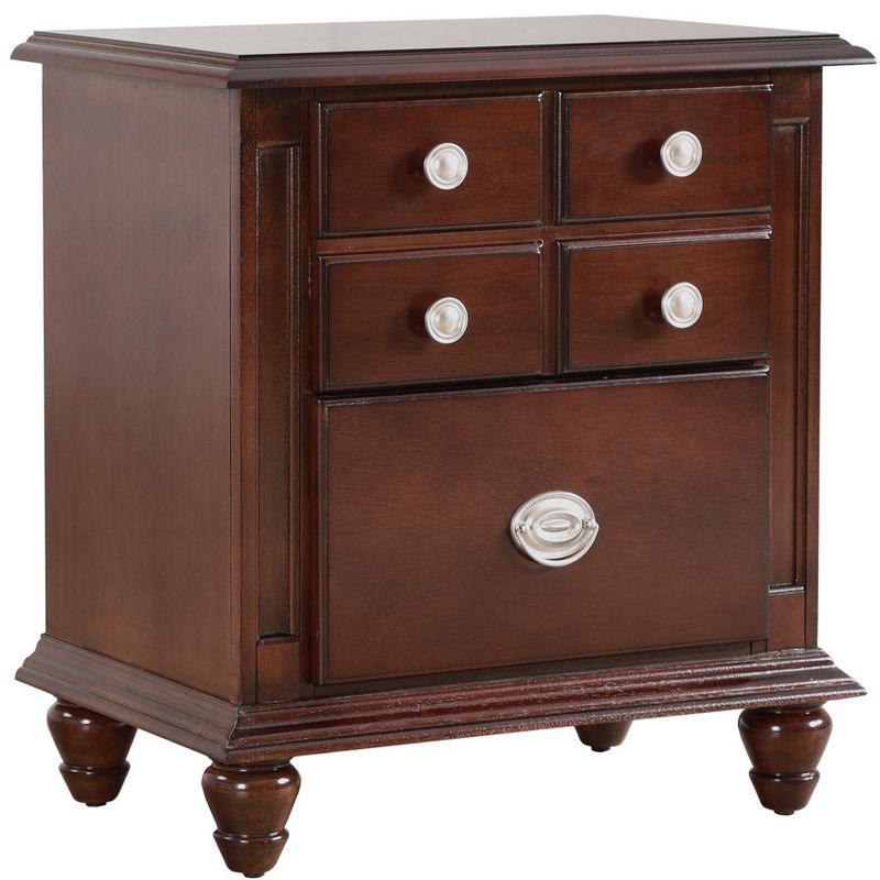 Passion Furniture Summit 5-Drawer Nightstand (27 in. H x 16 in. W x 24 in. D), 2 of 9