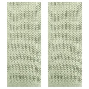 REGALWOVEN Solid Bathroom Hotel and Spa Waffle Cotton Hand Towels 13" x 30" - 1 of 4