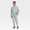 Boys' Dress Pants - Cat & Jack™ Light Green - 3 of 3