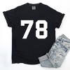 Football Jersey 78 - Womens Garment Dyed Tee - 3 of 3
