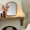 24"x32" Decorative Carved Wood Wall Mirror - Hearth & Hand™ with Magnolia - 2 of 4