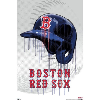 Trends International Mlb Boston Red Sox - Retro Logo 14 Unframed