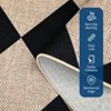 2x6 Runner Rug for Hallway Modern Diamond Checkered Area Rug Washable Kitchen Rugs Entryway Rug for Bathroom - 4 of 4