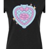 Women's - Polly Pocket - Polly Pocket Quilted Heart Case Juniors Fitted Graphic T-Shirt - 2 of 3