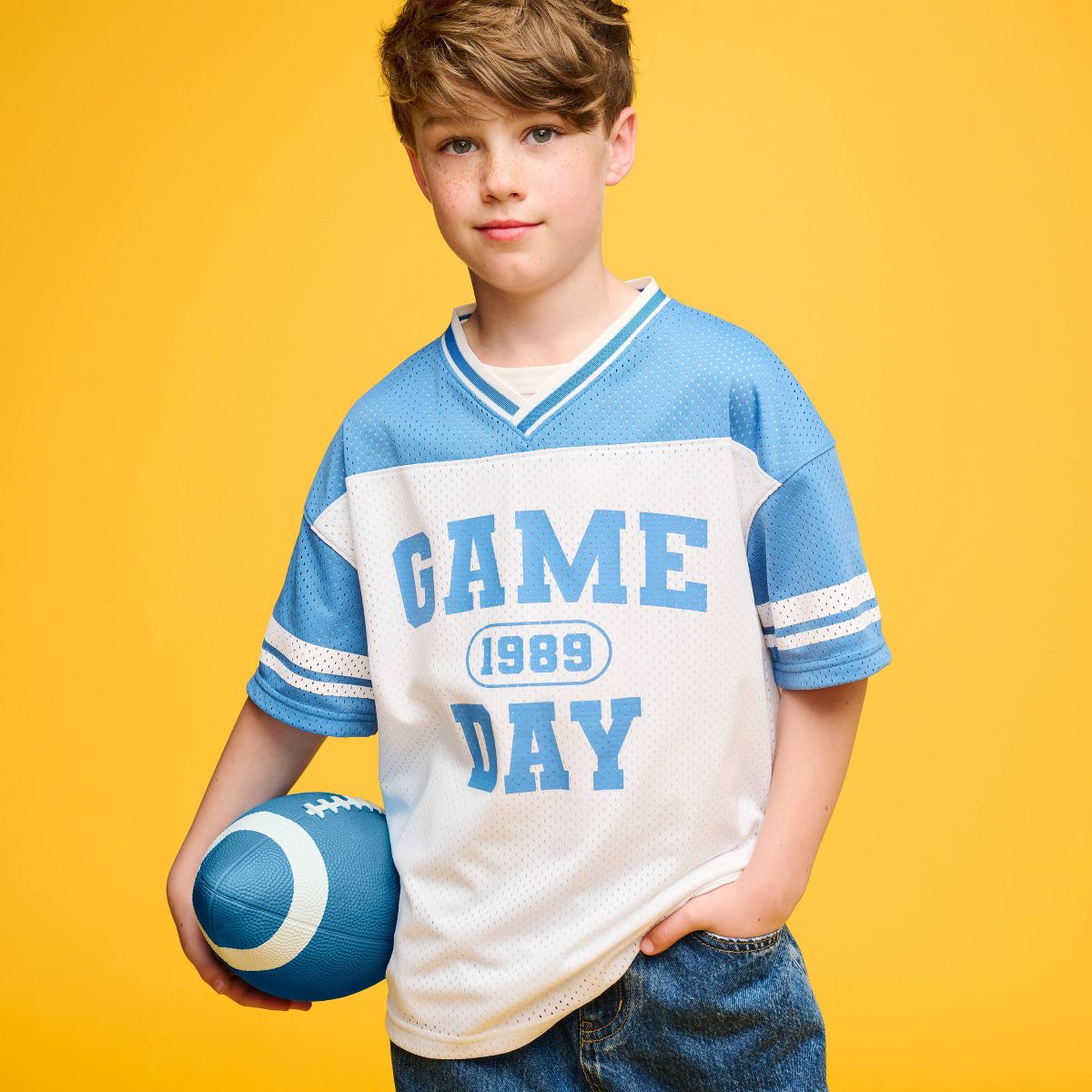 Boys' Mesh Jersey T-Shirt - Cat & Jack™ - thumbnail 5