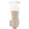 Journee Collection Women's Olesia Buckle Espadrille Wedge Sandals - 3 of 4