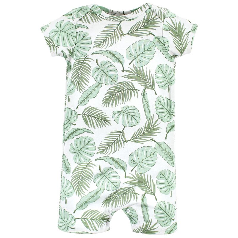 Hudson Baby Infant Boy Cotton Rompers, Vacay, 4 of 6