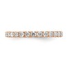 Black Bow Jewelry 2mm 14K Gold U Shared Prong 1.0 Ctw Diamond Eternity Band - 3 of 4