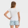 Girls' Scoop Neck Ribbed T-Shirt - art class™ - image 2 of 4