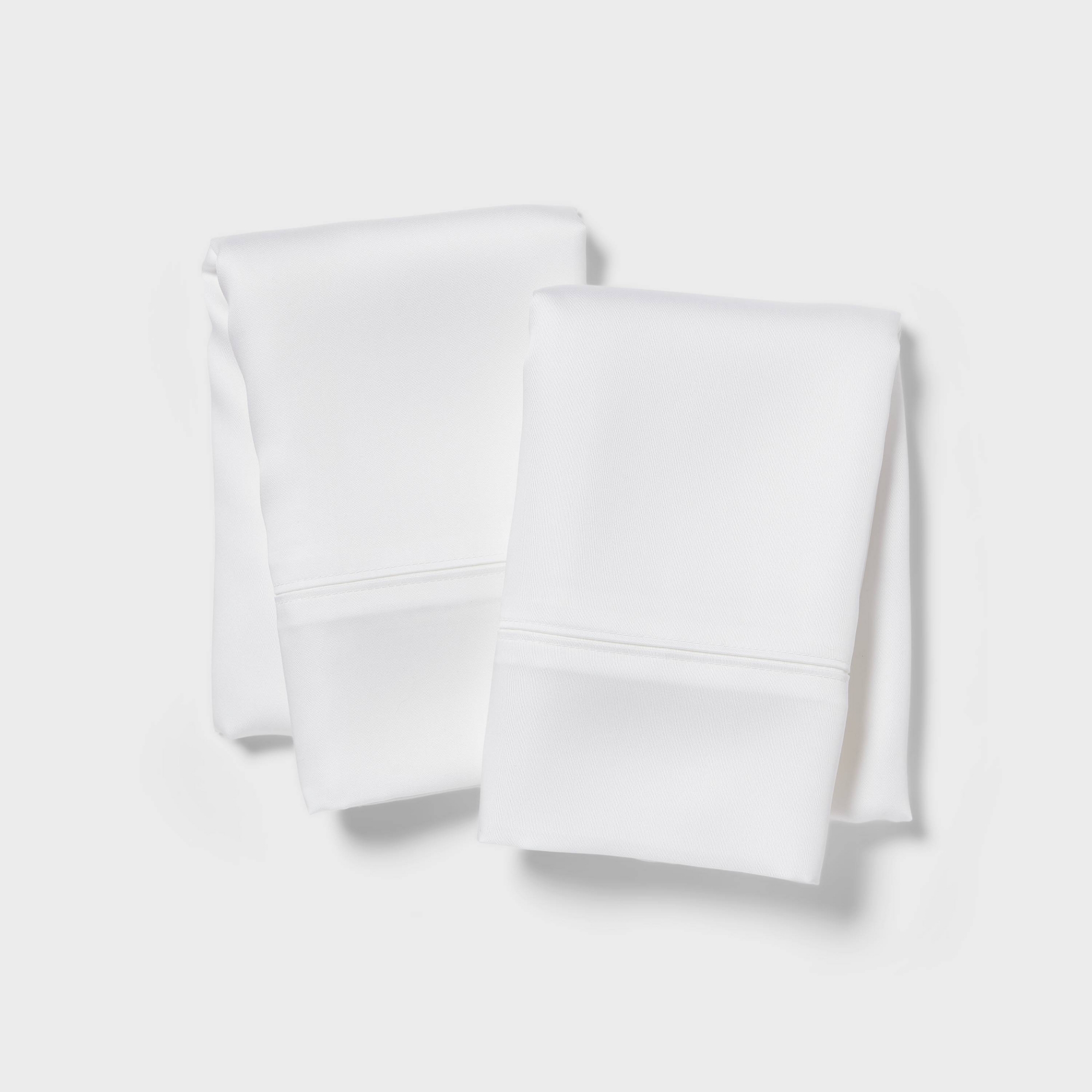 Standard 320 Thread Count Cool TENCEL® Lyocell Pillowcase White - Threshold™