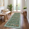 Washable Rug - Non-Slip Soft Farmhouse Carpet Low Pile Thin Floor Cover for Living Room, Bedroom Nursery Dining Room Dorm - 2 of 4