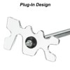 Unique Bargains Acrylic Billiard Bridge Head Plug-In Pool Cue Accessories 2 Pcs - 4 of 4