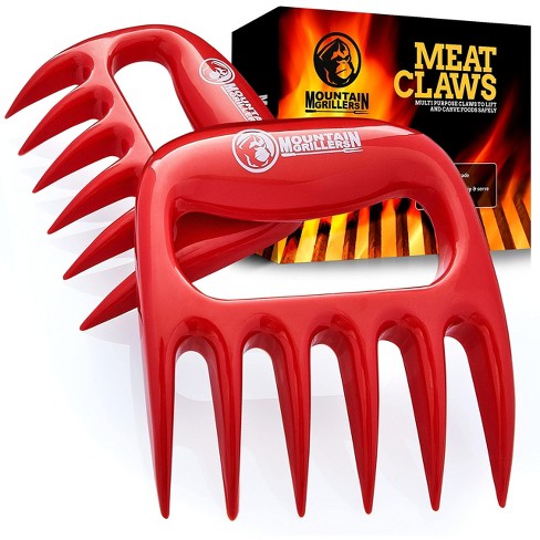 1pc Red Bear Claw Meat Shredder, Heat Resistant Meat Separator, Bbq Meat  Shredding Tool