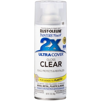 Rust-Oleum 12oz 2X Painter's Touch Ultra Cover Gloss Spray Paint Clear