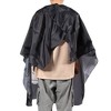 Unique Bargains Cartoon Pattern Hairdressing Cape 62.99"x55.12" Black Gray 1 Pc - 2 of 4