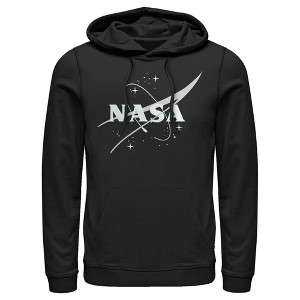 Men's NASA Minimal Logo Pull Over Hoodie - 1 of 3