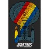 Women's Star Trek: The Next Generation USS Enterprise Rainbow Streak Scoop Neck - 2 of 4