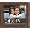 PosterPalooza | 24x19 Wide Bamboo Picture Frame, UV Acrylic, 4 Finishes - Brown, Black, Silver, and Natural - 2 of 4
