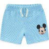 Disney Mickey Mouse Waffle Knit Boys 2 Piece T-Shirt and Shorts for Infant, Toddler, and Big Kids - 3 of 4
