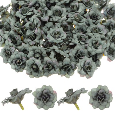 Unique Bargains Silk Rose Artificial Flower Heads