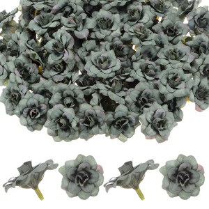 Unique Bargains Silk Rose Artificial Flower Heads - 1 of 4