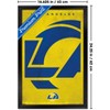 Trends International NFL Los Angeles Rams - Logo 25 Framed Wall Poster Prints - 3 of 4