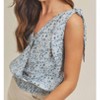 Women's Floral Tank Blouse - AEMI + CO - 2 of 3