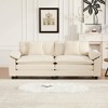 Wider Armrest LoveSeat, Modular Sectional Couch with Chenille Fabric & Double-Layer Cushions â€ - 2 of 4