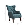 NicBex Polyester Accent Chair,Upholstered Living Room Chairs with High Button Tufted Wing Back and Birch Legs,Accent Chairs for Living Room - 3 of 4
