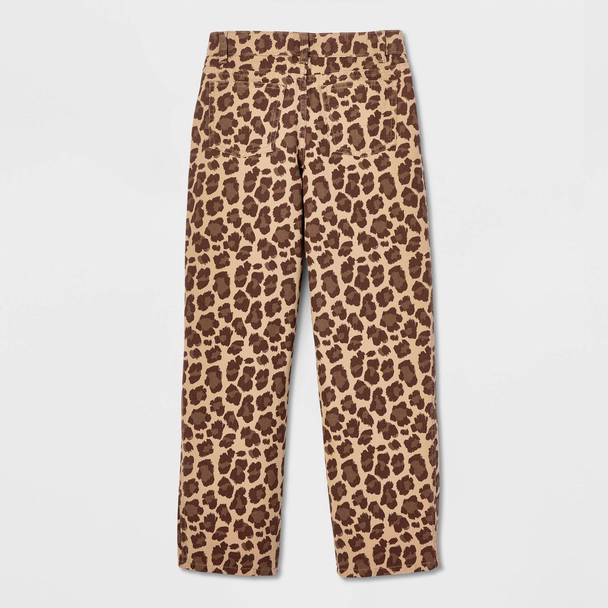 Girls' Mid-Rise Barrel Leg Pants - Cat & Jack™ - thumbnail 3